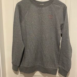 Crewneck Sweatshirt w/ Heart Embroidery